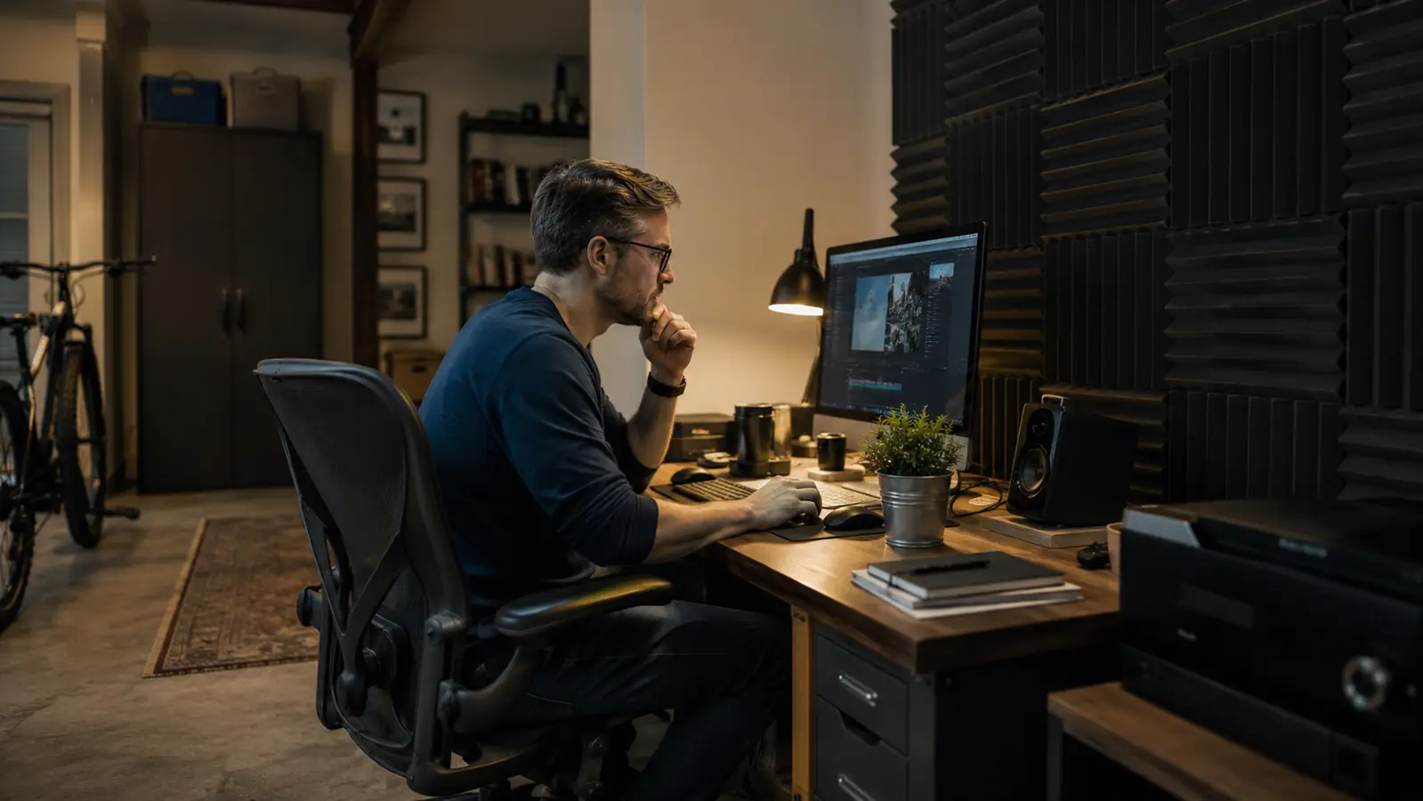 How $14 Worth of Acoustic Panels Fixed My Echoey Home Office